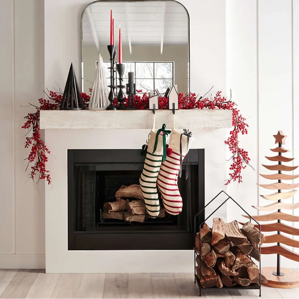 New! Crate & Barrel log holder